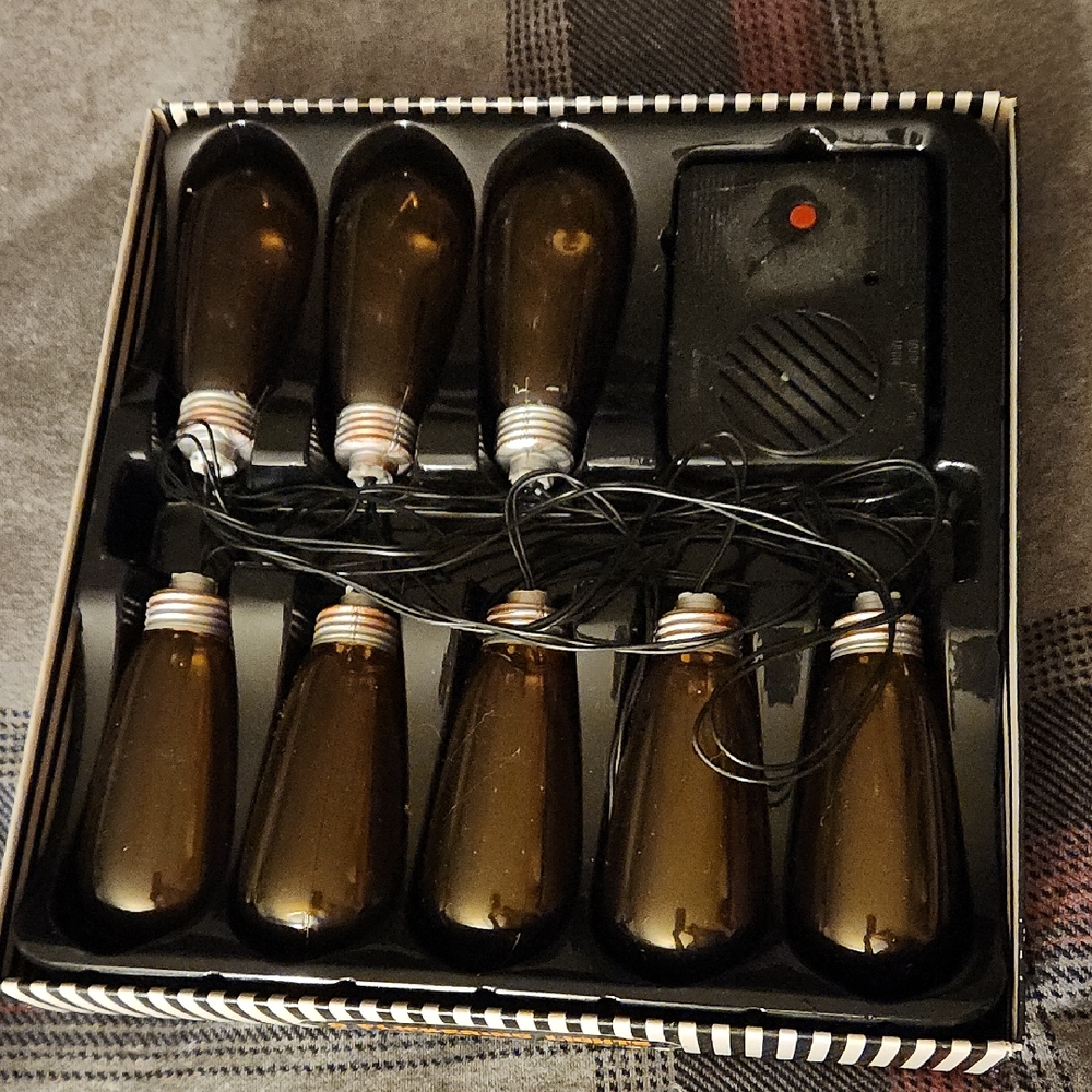 Set of Brown String Lights